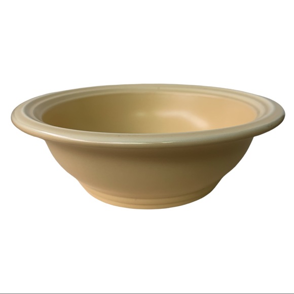 VTG PFLATZGRAFF Terrace Buttercream Serving Bowl Minimalist Midcentury Modern - Picture 1 of 4